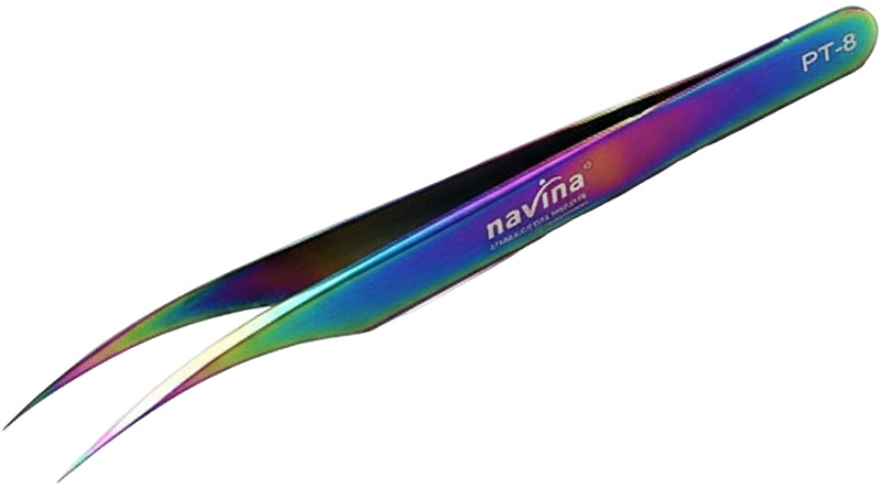 Пінцет для нарощення вій Navina PT-8 П21627 YRE