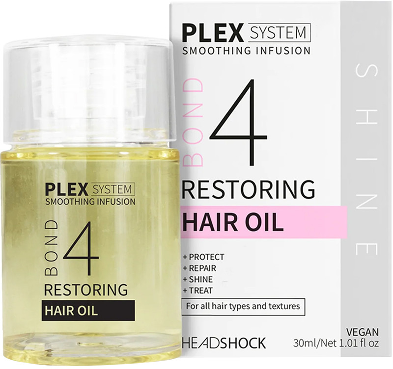 Відновлююча олія для волосся Plex System №4 Headshock, 30 мл