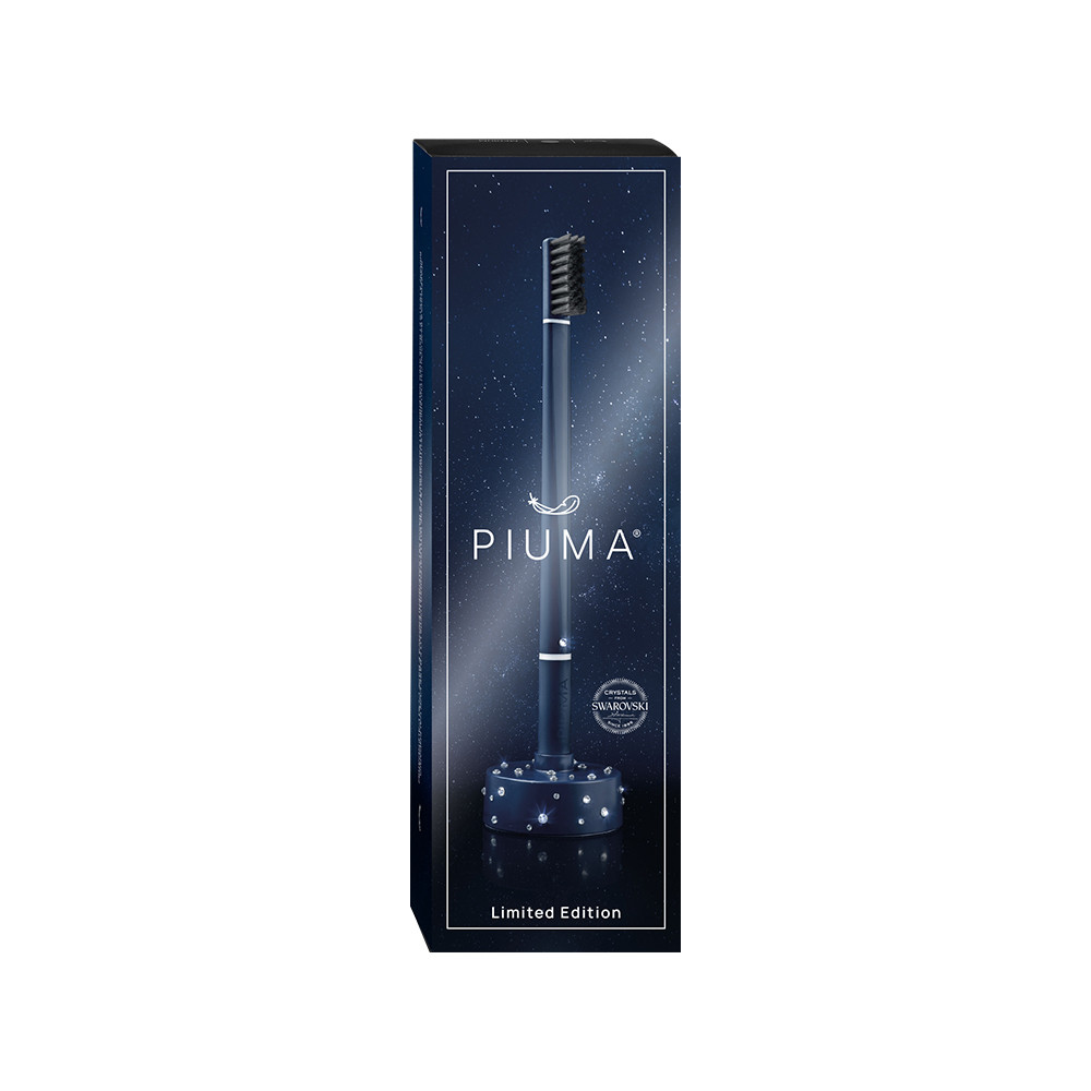 Набір PIUMA &SWAROVSKI синього кольору з камінням (Зубна щітка + база ) Piuma  Фото 4 