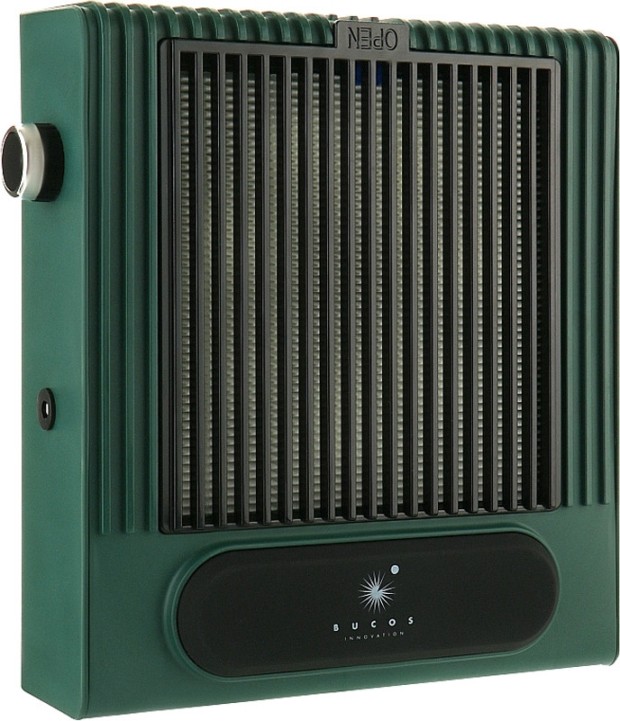Вытяжка для маникюра 100W с фильтром НЕРА темно-зеленая BUCOS CYCLONE V1 