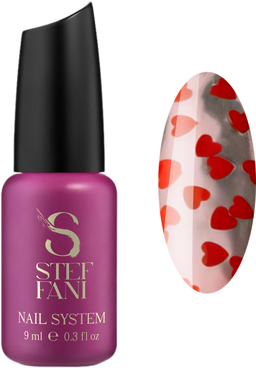 Топ для гель-лака без липкого слоя Top Heart Red Steffani, 09 мл