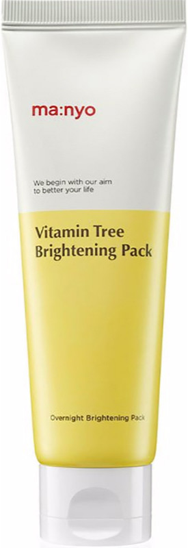 Маска нічна освітлювальна з обліпихою Manyo Vitamin Tree Brightening Pack, 75 мл