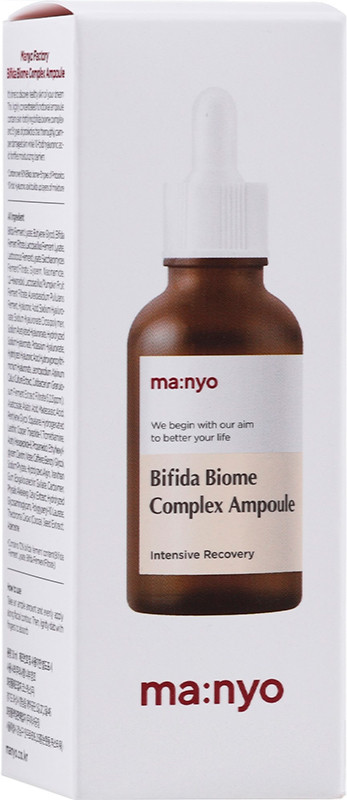 Миниатюра сыворотки омолаживающей с лизатами бифидобактерий Manyo Bifida Biome Complex Ampoule, 12мл  Фото 2 