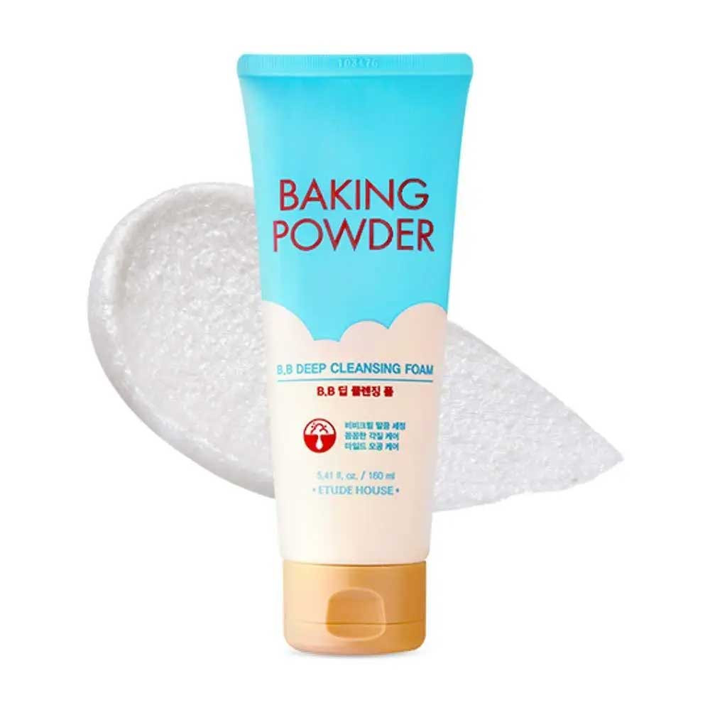 Пінка для глибокого очищення і зняття макіяжу Baking Powder BB Cleansing Foam Etude House, 160 мл