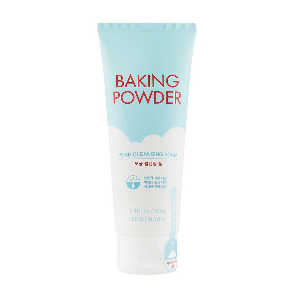 Пінка для глибокого очищення Baking Powder Pore Cleansing Foam Etude House, 160 мл на beauty-prof.com Пінка для глибокого очищення Baking Powder Pore Cleansing Foam Etude House, 160 мл