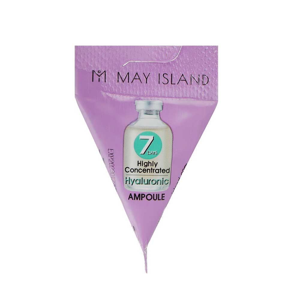 Сироватка з гіалуроновою кислотою 7 Days Highly Concentrated Hyaluronic Ampoule May Island, 1x5 мл на beauty-prof.com Сироватка з гіалуроновою кислотою 7 Days Highly Concentrated Hyaluronic Ampoule May Island, 1x5 мл