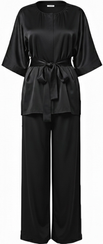 Костюм Oversize чорний костюмка L Aleks Style