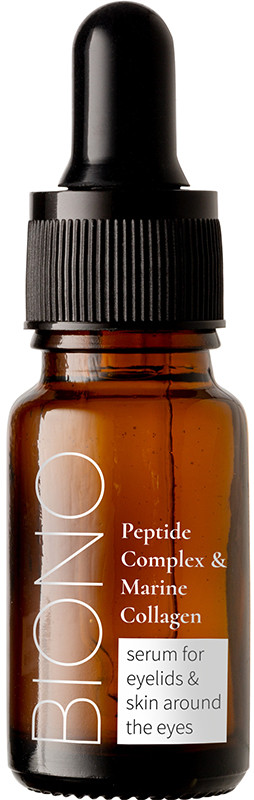 Сироватка для шкіри навколо очей та повік "Peptide Complex & Marine Сollagen" Biono, 10 мл