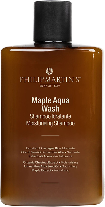 Шампунь для волосся зволожуючий з кленовим екстрактом Maple Aqua Wash Philip Martin`s,  320 мл