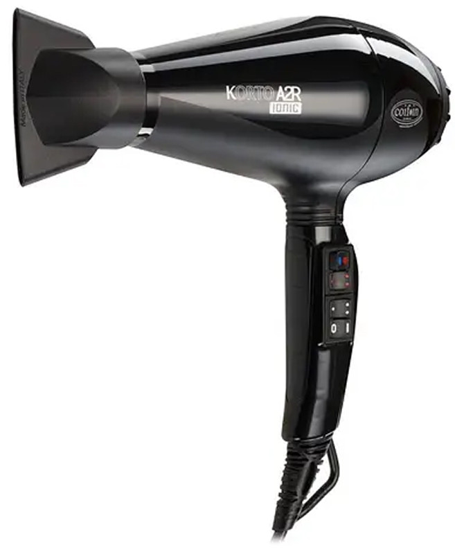 Фен для волосся Korto A2 Ionic 2000-2200W чорний Сoif`in