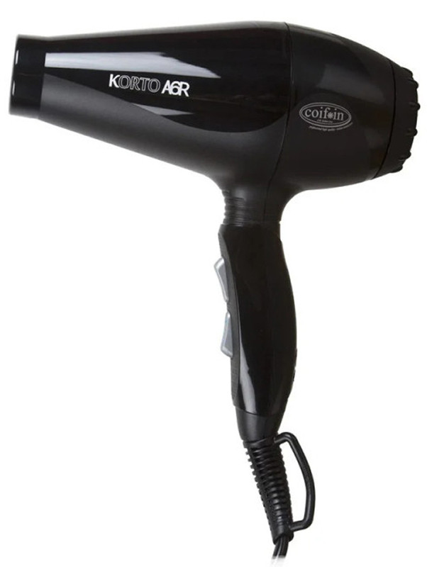 Фен для волосся Korto A6 2200-2400W чорний Сoif`in
