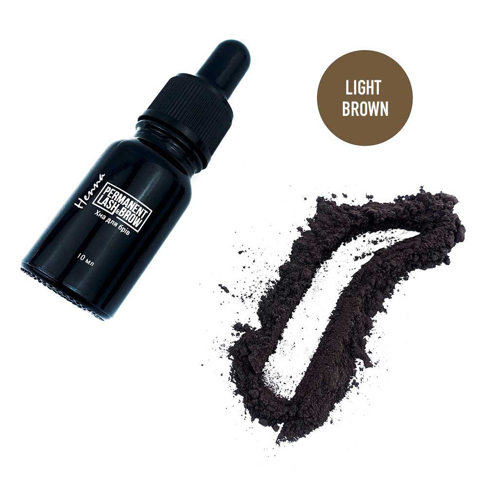 Хна світло-коричнева Permanent Lash&Brow, 10 гр