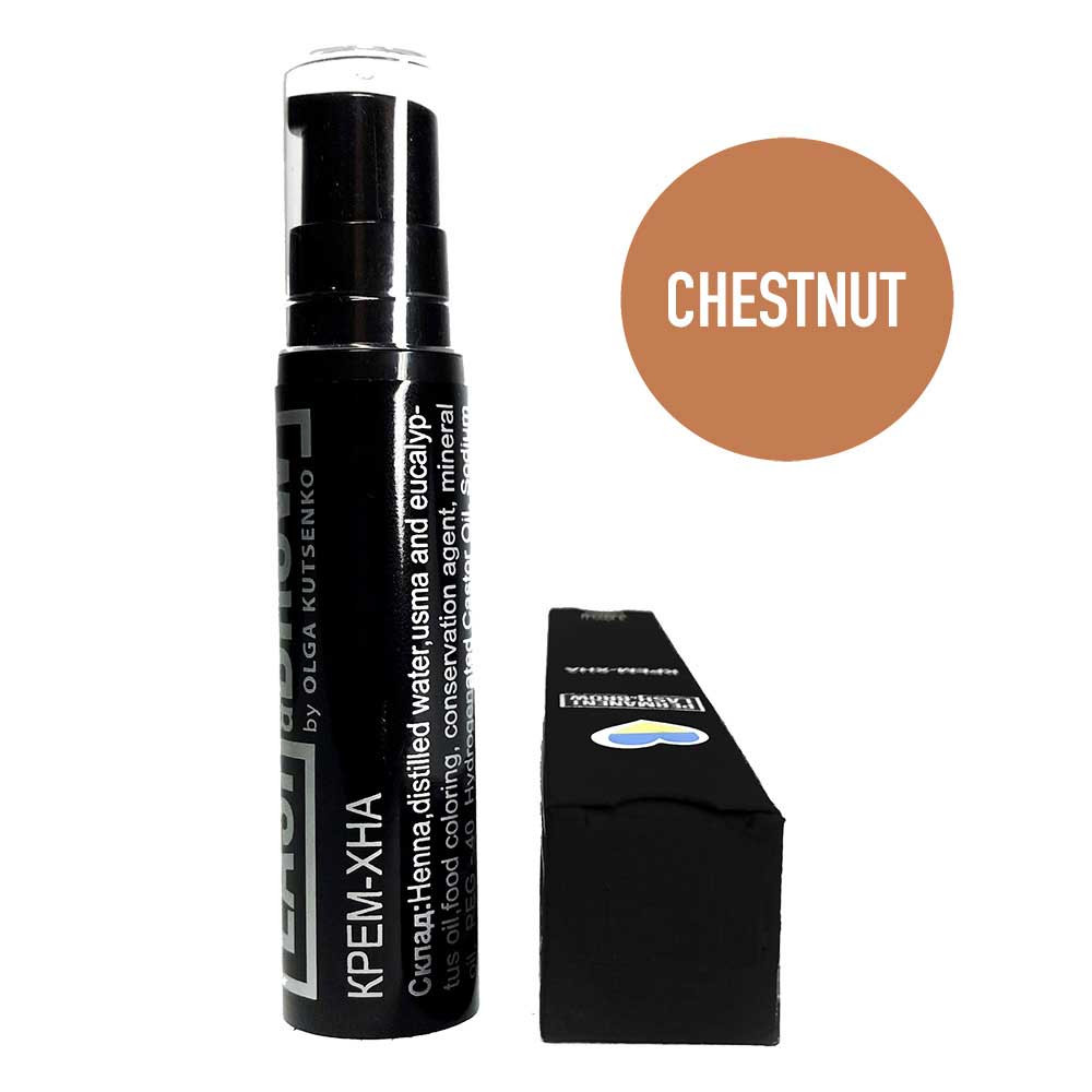 Крем-хна Permanent №5 каштановий Permanent Lash&Brow, 10 мл