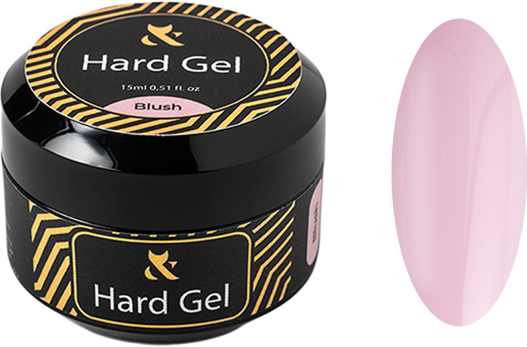 Строительный гель жидкий Hard gel Cover Blush F.O.X, 15 мл