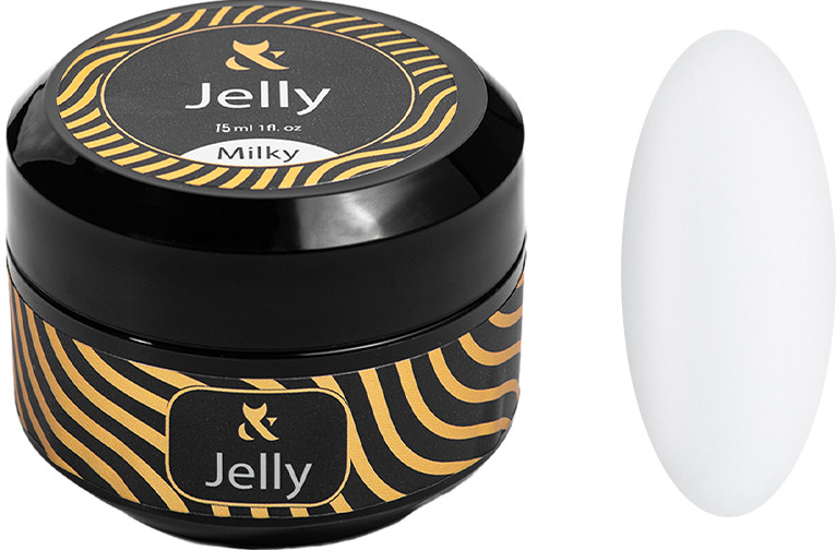 Строительный гель-желе Jelly Cover Milky F.O.X, 15 мл