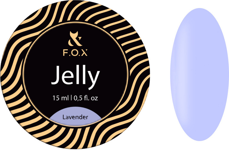 Строительный гель-желе Jelly Cover Lavander F.O.X, 15 мл