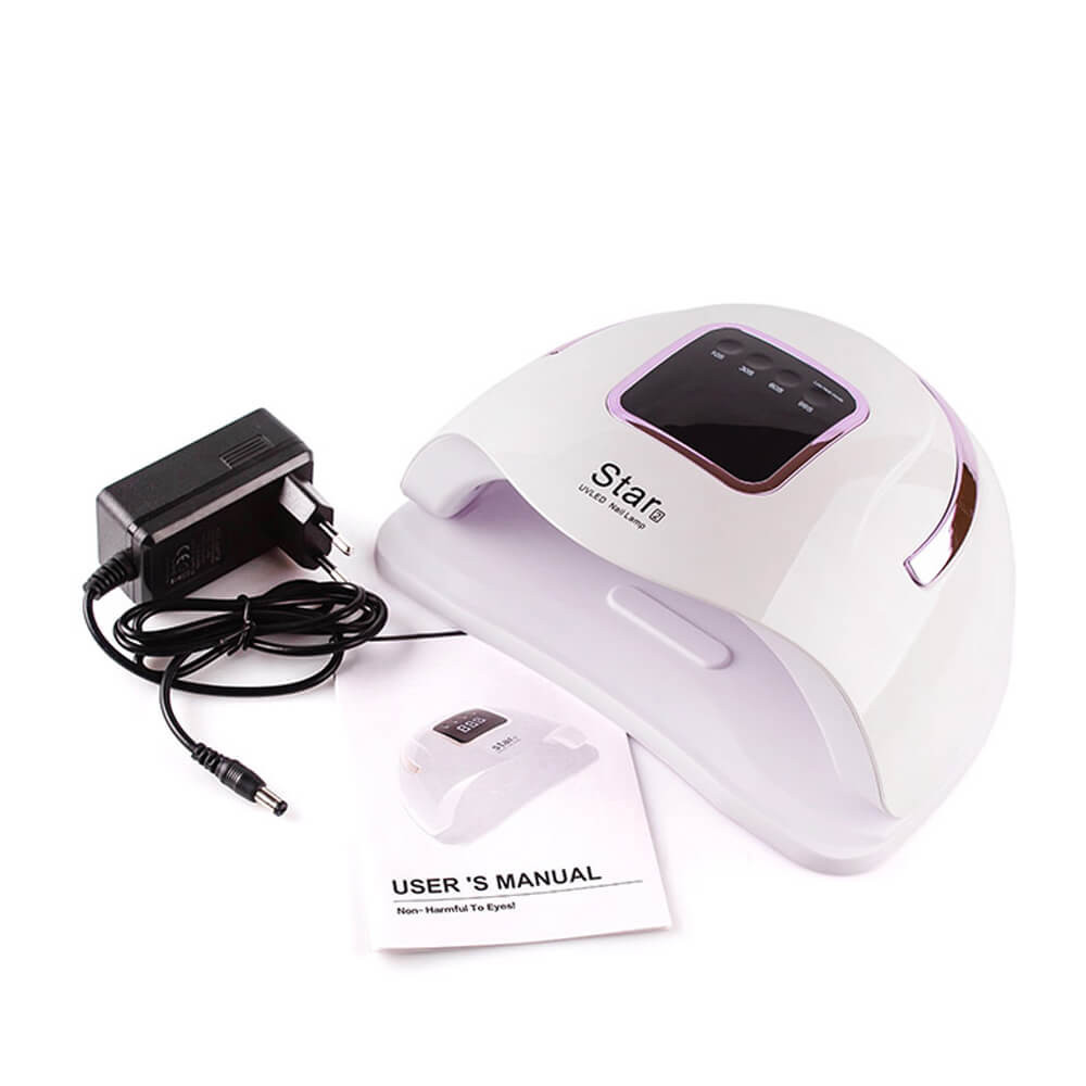 Лампа LED/UV STAR 2 гібридна (з дисплеєм) біло-рожеве золото з ручкою, 72 Вт на beauty-prof.com Фото 4 Лампа LED/UV STAR 2 гібридна (з дисплеєм) біло-рожеве золото з ручкою, 72 Вт Фото 4