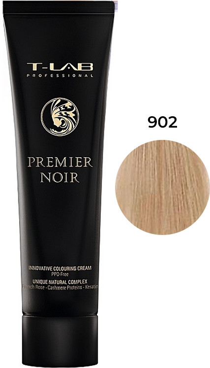 Крем-фарба для волосся 902 супер блонд перламутровий PREMIER NOIR T-LAB Professional, 100 мл