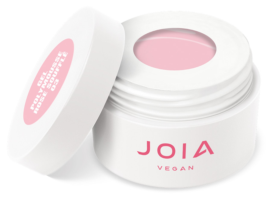 Акрігель мусовий Polymousse Gel 03 Rose Soufflé JOIA vegan, 15 мл  Фото 2 