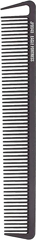 Расческа черная Carbon 20,5х3,1 Fortress