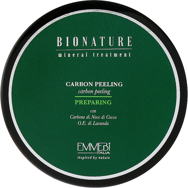 Пілінг вуглецевий для шкіри голови Bio Nature Carbon Peeling, 300 мл