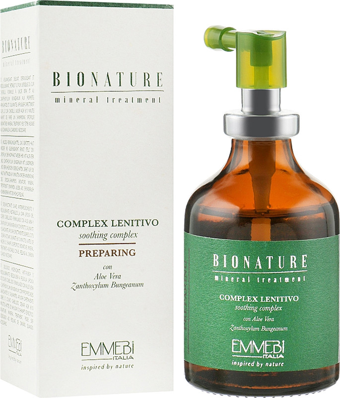 Спрей заспокійливий для шкіри голови BioNature Complex Lenitivo Emmebi, 50 мл на beauty-prof.com Фото 2 Спрей заспокійливий для шкіри голови BioNature Complex Lenitivo Emmebi, 50 мл Фото 2