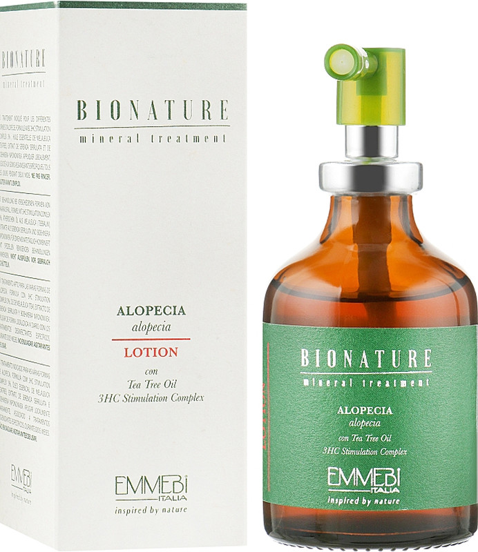 Лосьйон проти алопеції BioNature Alopecia Lotion Emmebi, 50 мл на beauty-prof.com Фото 2 Лосьйон проти алопеції BioNature Alopecia Lotion Emmebi, 50 мл Фото 2