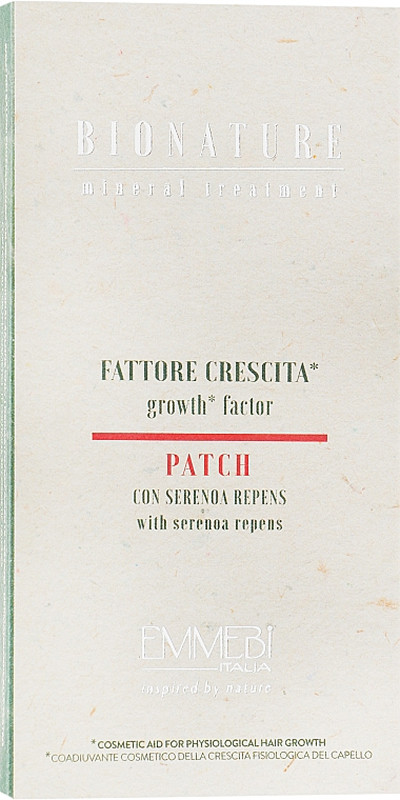 Патчі для росту волосся BioNature Growth Factor Patch Emmebi, 30 шт