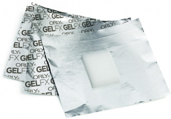 Фольга для зняття гель-лаку 100шт GEL FX ORLY