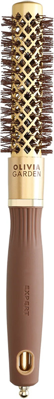 Брашинг термо EXPERT BLOWOUT SHINE Wavy Bristles Gold&Brown Olivia Garden 20мм