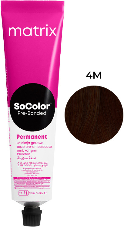 Крем-фарба для волосся PRE Bonded Socolor.beauty 4M Matrix, 90 мл