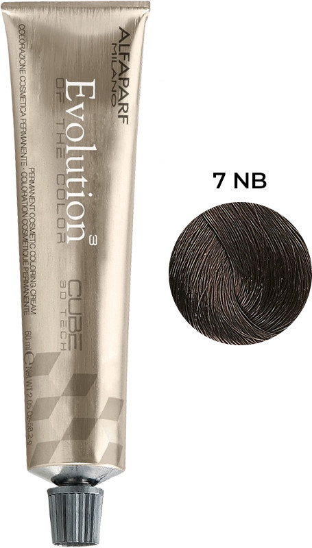 Стійка фарба для волосся Evolution of the Color тон 7 Nb Alfaparf, 60 мл на beauty-prof.com Стійка фарба для волосся Evolution of the Color тон 7 Nb Alfaparf, 60 мл