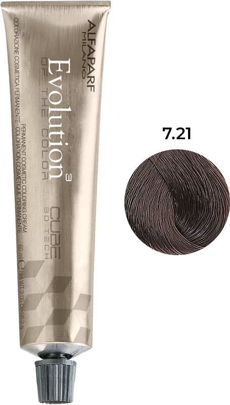 Стійка фарба для волосся Evolution of the Color тон 7.21 Alfaparf 60 мл на beauty-prof.com Стійка фарба для волосся Evolution of the Color тон 7.21 Alfaparf 60 мл