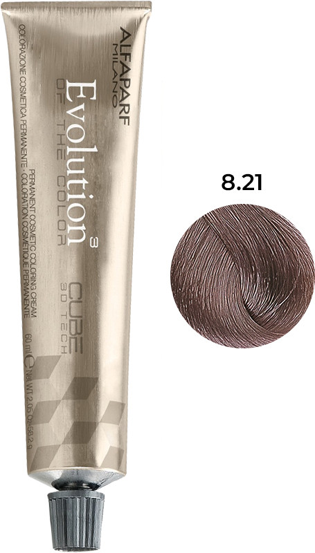Стійка фарба для волосся Evolution of the Color тон 8.21 Alfaparf 60 мл