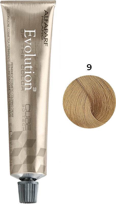 Стійка фарба для волосся Evolution of the Color тон 9 Alfaparf, 60 мл на beauty-prof.com Стійка фарба для волосся Evolution of the Color тон 9 Alfaparf, 60 мл