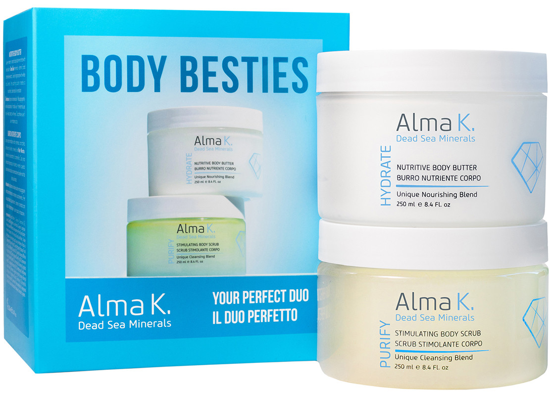 Набір для догляду за тілом Body Besties Alma K, (250мл/250мл)
