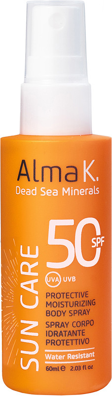 Спрей сонцезахисний зволожувальний для тіла SPF50 Alma K, 60 мл