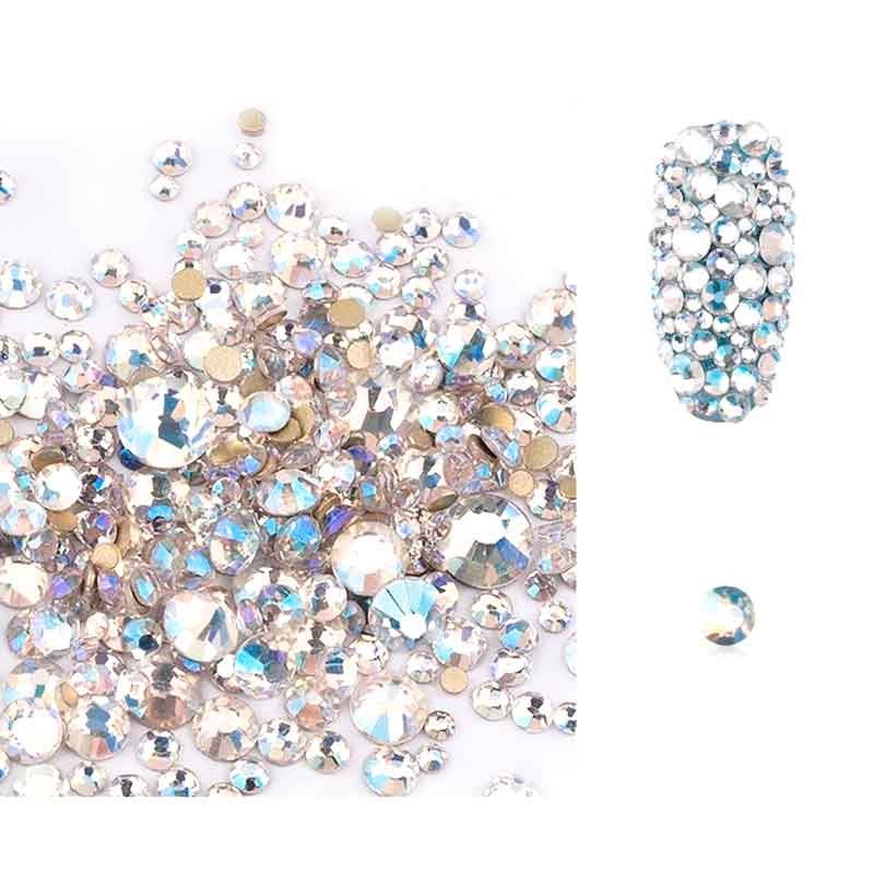 Стрази Swarovski SS3,4,5,6,8,10 Mix Star Dimond, 1400 шт 