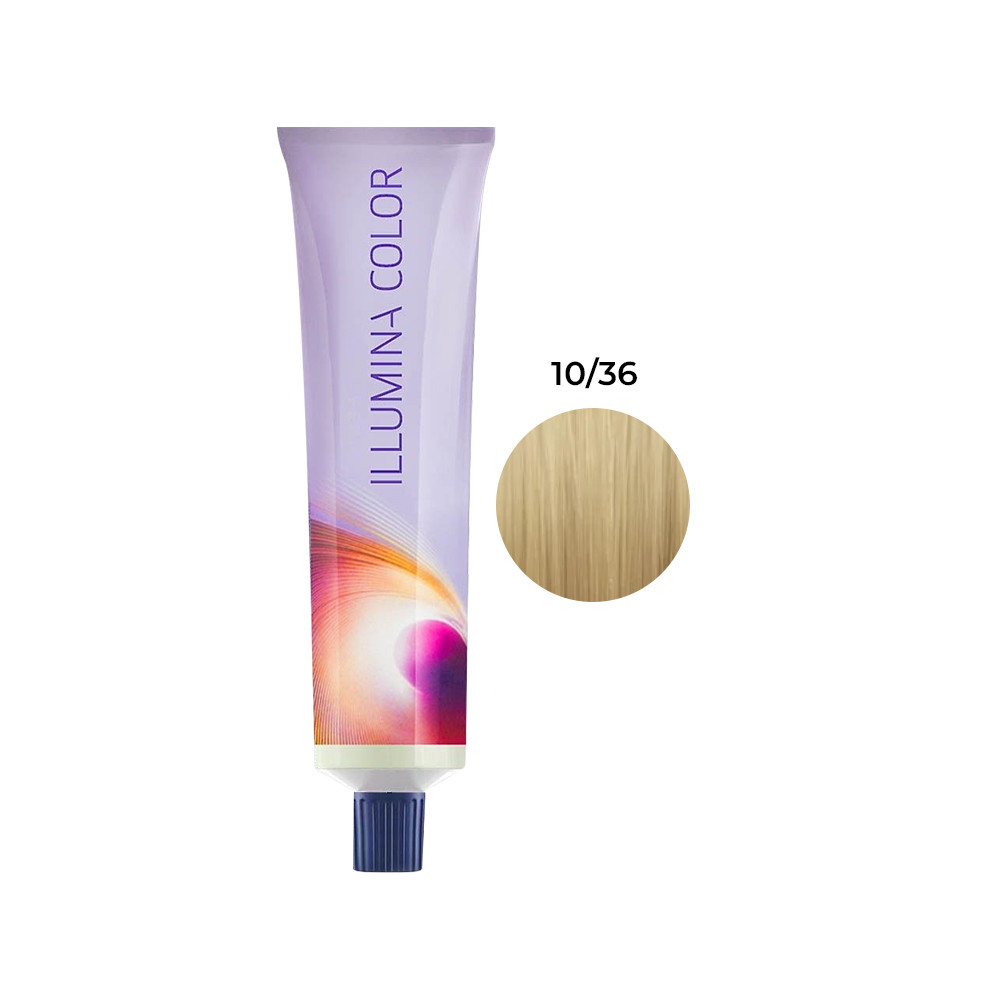 Преміальна крем-фарба для волосся Illumina Color 10/36 Wella Proffesional, 60 мл
