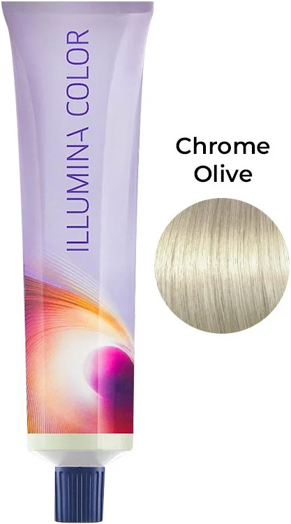 Премиальная крем-краска для волос Illumina Color Chrome Olive Wella Proffesional, 60 мл