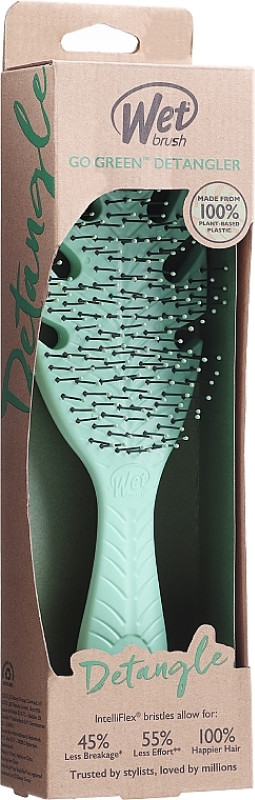 Щітка для волосся GO GREEN Detangler Green Wet Brush на beauty-prof.com Фото 2 Щітка для волосся GO GREEN Detangler Green Wet Brush Фото 2