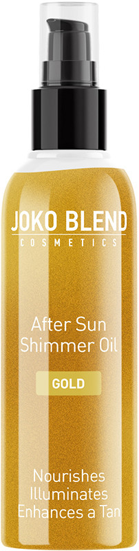 Олія після засмаги з шиммером After Sun Shimmer Oil Gold Joko Blend 100 мл