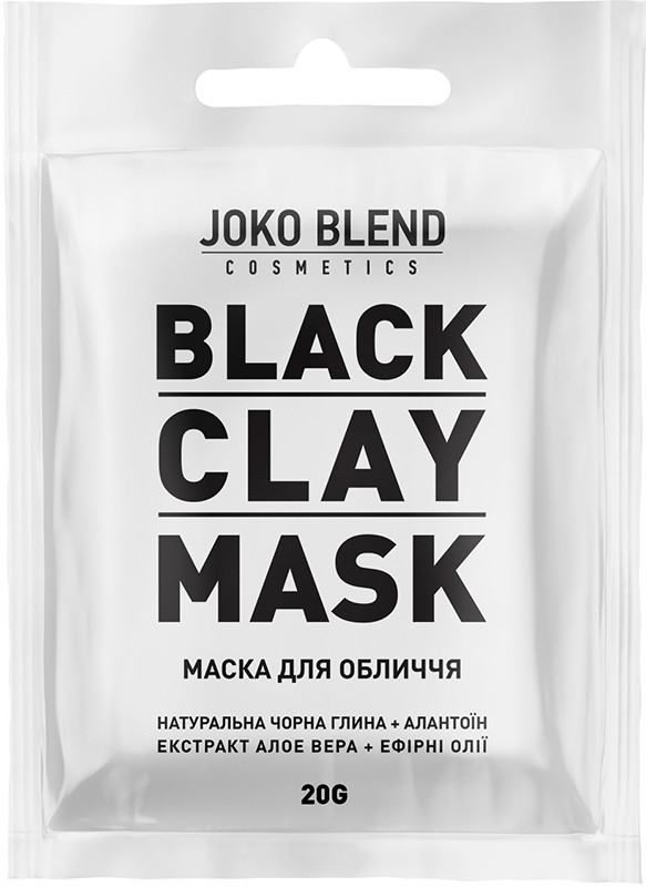 Маска глиняна для обличчя Black Сlay Mask Joko Blend 20 г