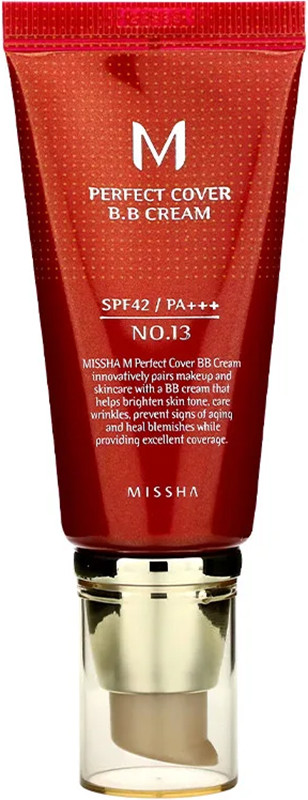 Матуючий крем BB Perfect Cover BB Cream SPF42 PA+++ №13 Missha, 50 мл