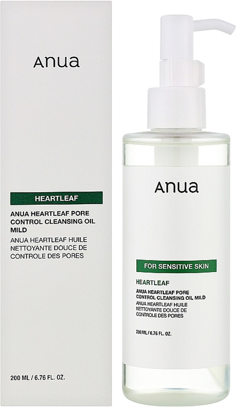 Гідрофільна олія для глибокого очищення шкіри Heartleaf Pore Control Cleansing Oil ANUA, 20 мл на beauty-prof.com Фото 2 Гідрофільна олія для глибокого очищення шкіри Heartleaf Pore Control Cleansing Oil ANUA, 20 мл Фото 2