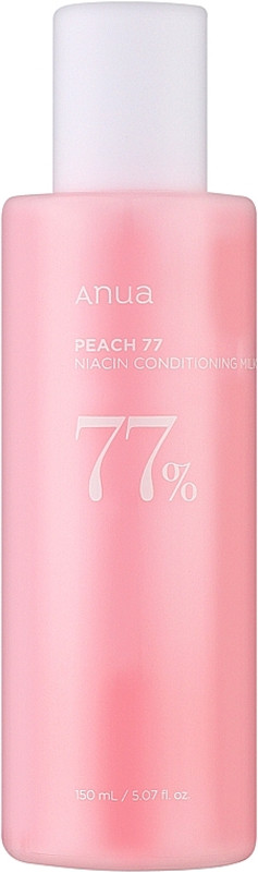 Молочко кондиціонуюче з екстрактом персика Peach 77 Niacin Conditioning Milk ANUA, 150 мл 