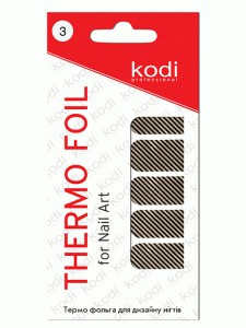 Термо-фольга для дизайну нігтів № 3 Kodi