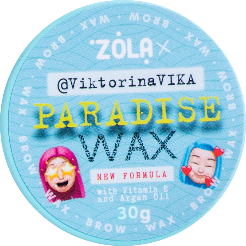 Віск для укладання брів Paradise wax by VictorinaVIKA ZOLA, 30 г 