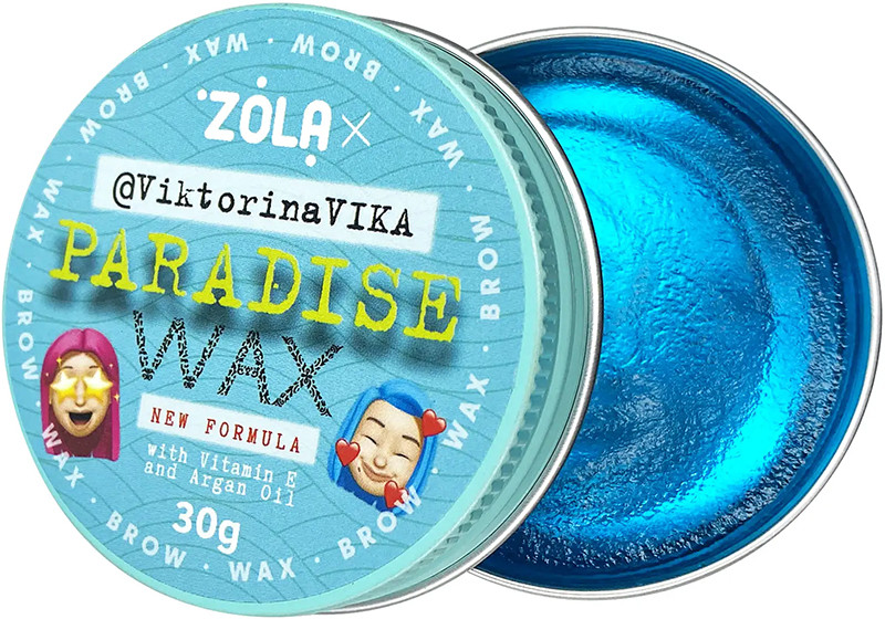 Віск для укладання брів Paradise wax by VictorinaVIKA ZOLA, 30 г  Фото 2 