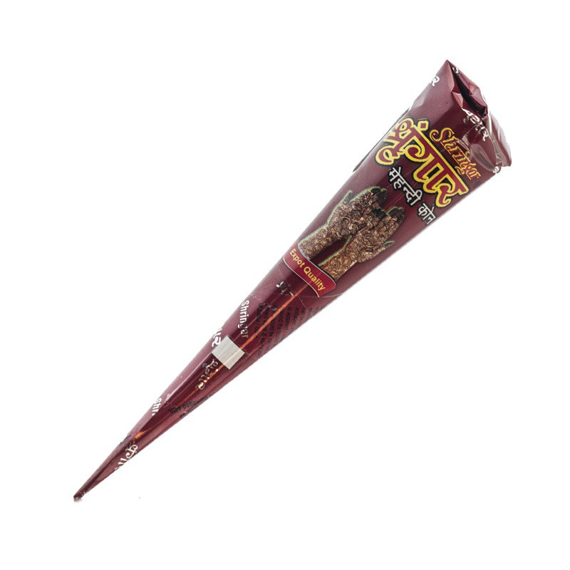 Хна в конусній упаковці maroon/червоно-коричнева 25 г.